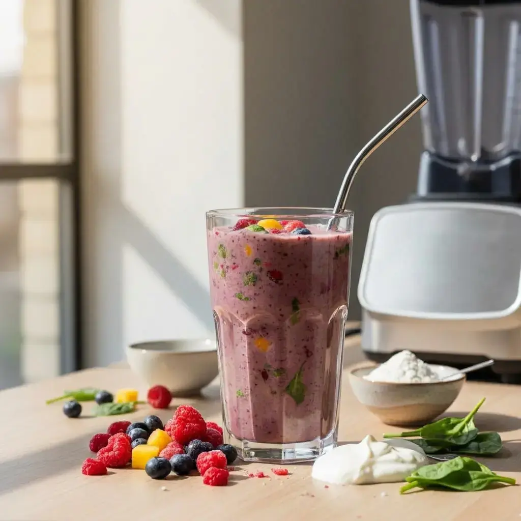 10 Yogurt-Based Fruit Smoothie Recipes, 10. The &Quot;Kitchen Sink&Quot; Recovery