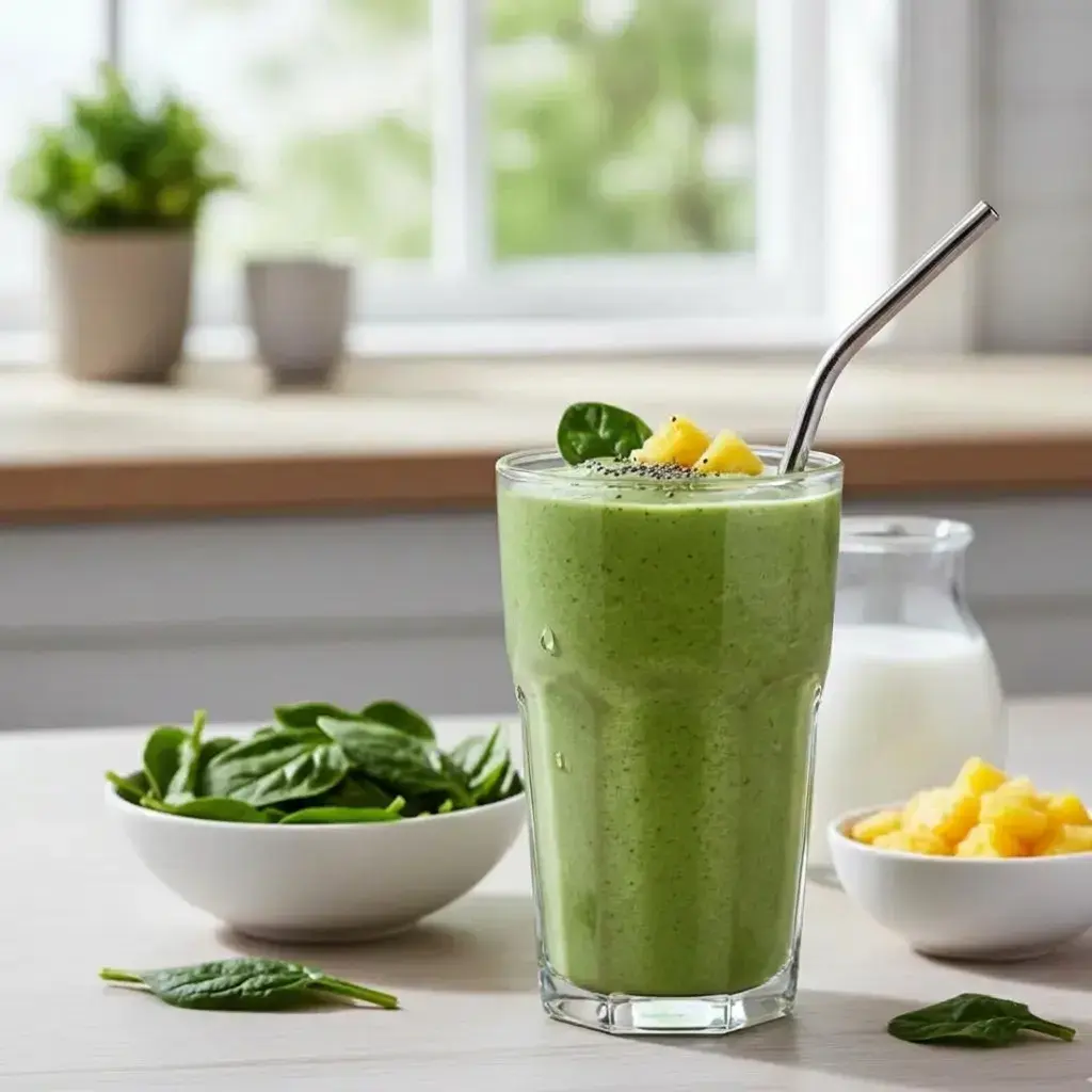 10 Yogurt-Based Fruit Smoothie Recipes, 3. The &Quot;Green Machine&Quot; (That Doesn'T Taste Like Grass)