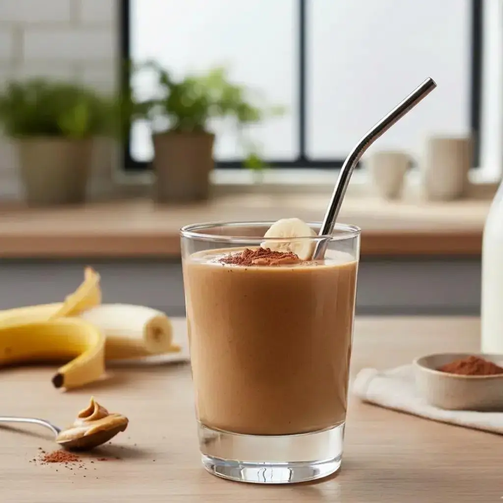 10 Yogurt-Based Fruit Smoothie Recipes, 6. The Peanut Butter Powerhouse