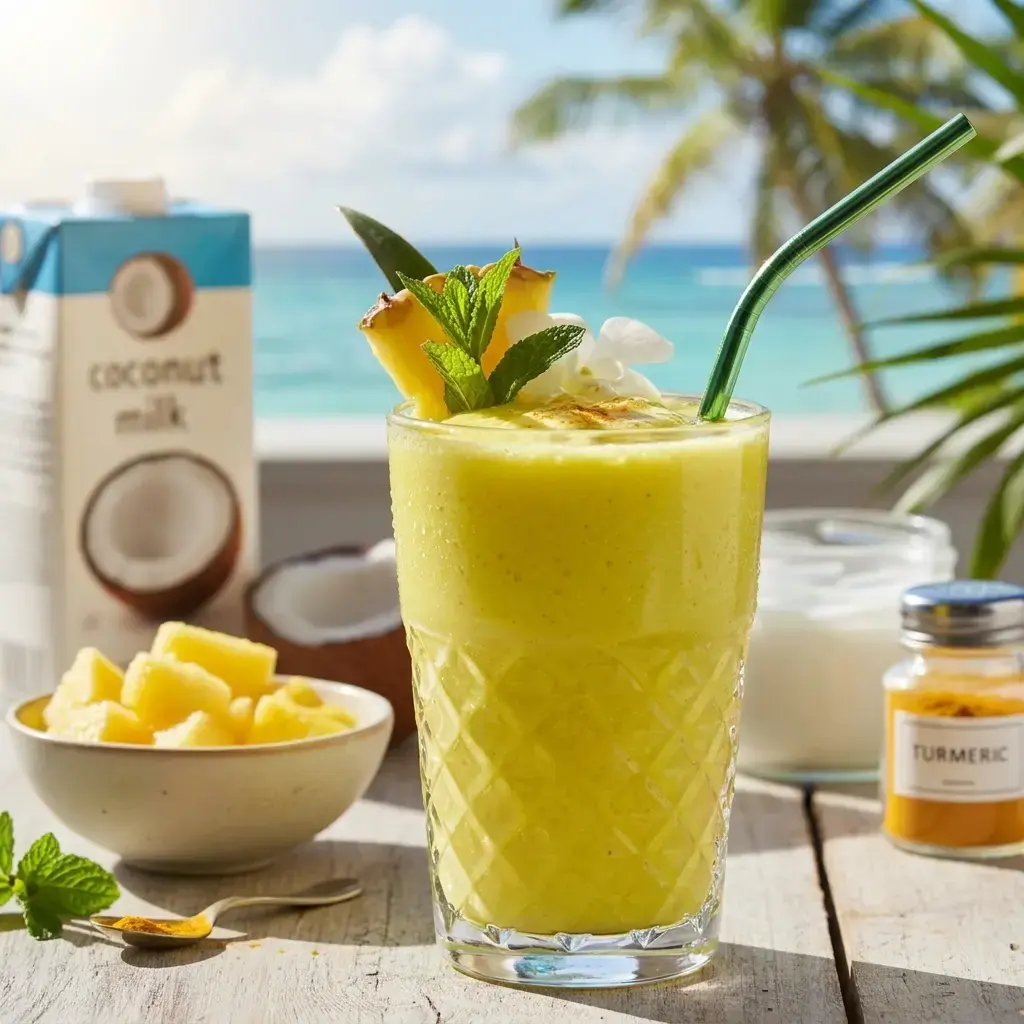 10 Yogurt-Based Fruit Smoothie Recipes, 7. The Piña Colada Faker
