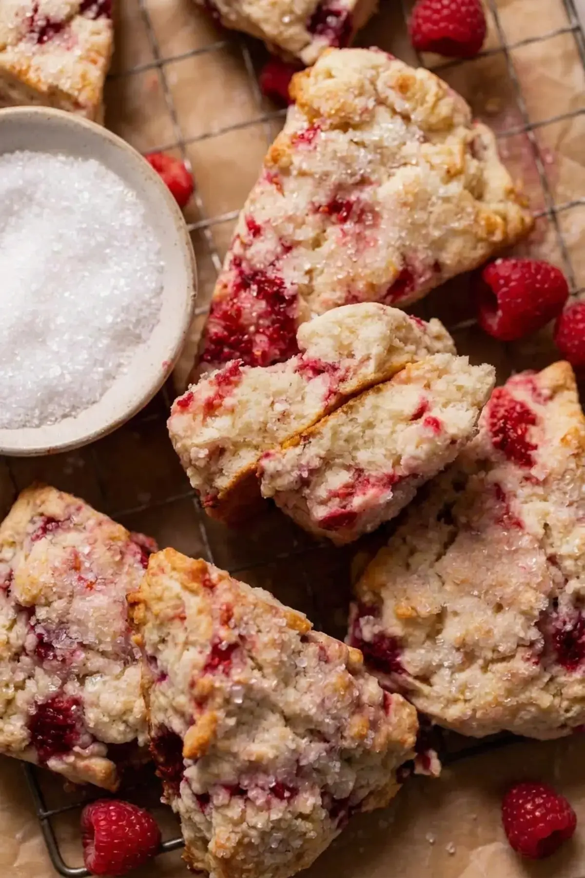 Better Than Bakery Raspberry Scones, Storage And Freezing