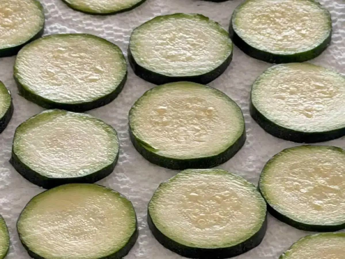 Crispy Parmesan Baked Zucchini Chips, Salting Is Important