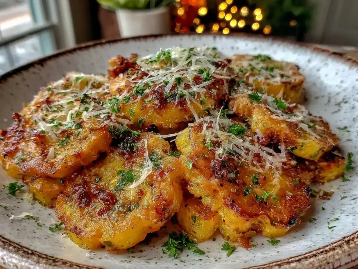 Crispy Parmesan Roasted Yellow Squash With Garlic Easy Recipe, Preparation Method