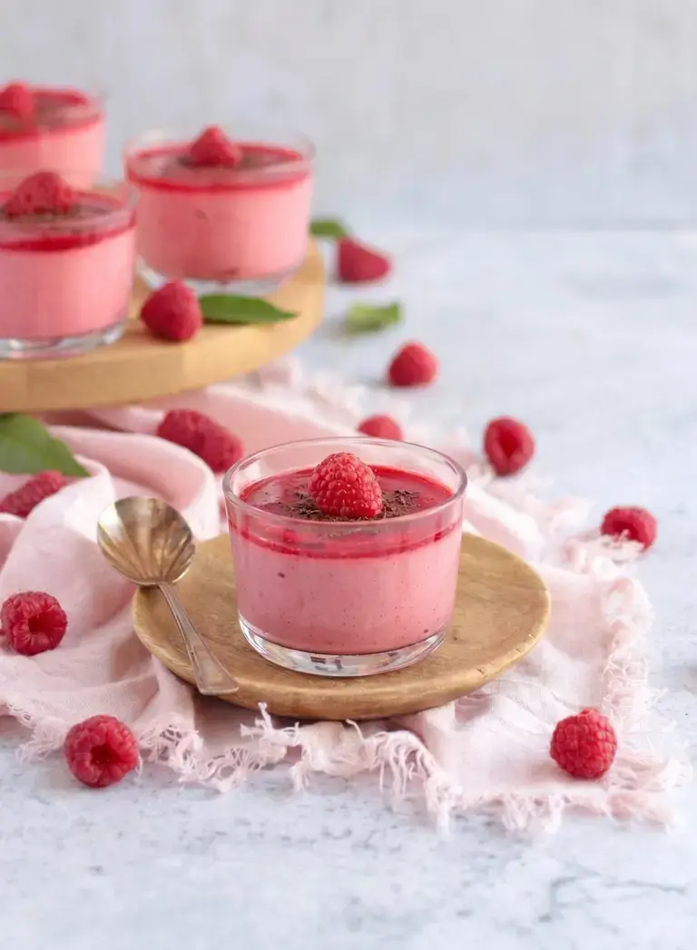Easy Double Raspberry Mousse Cups, Can You Freeze The Mousse