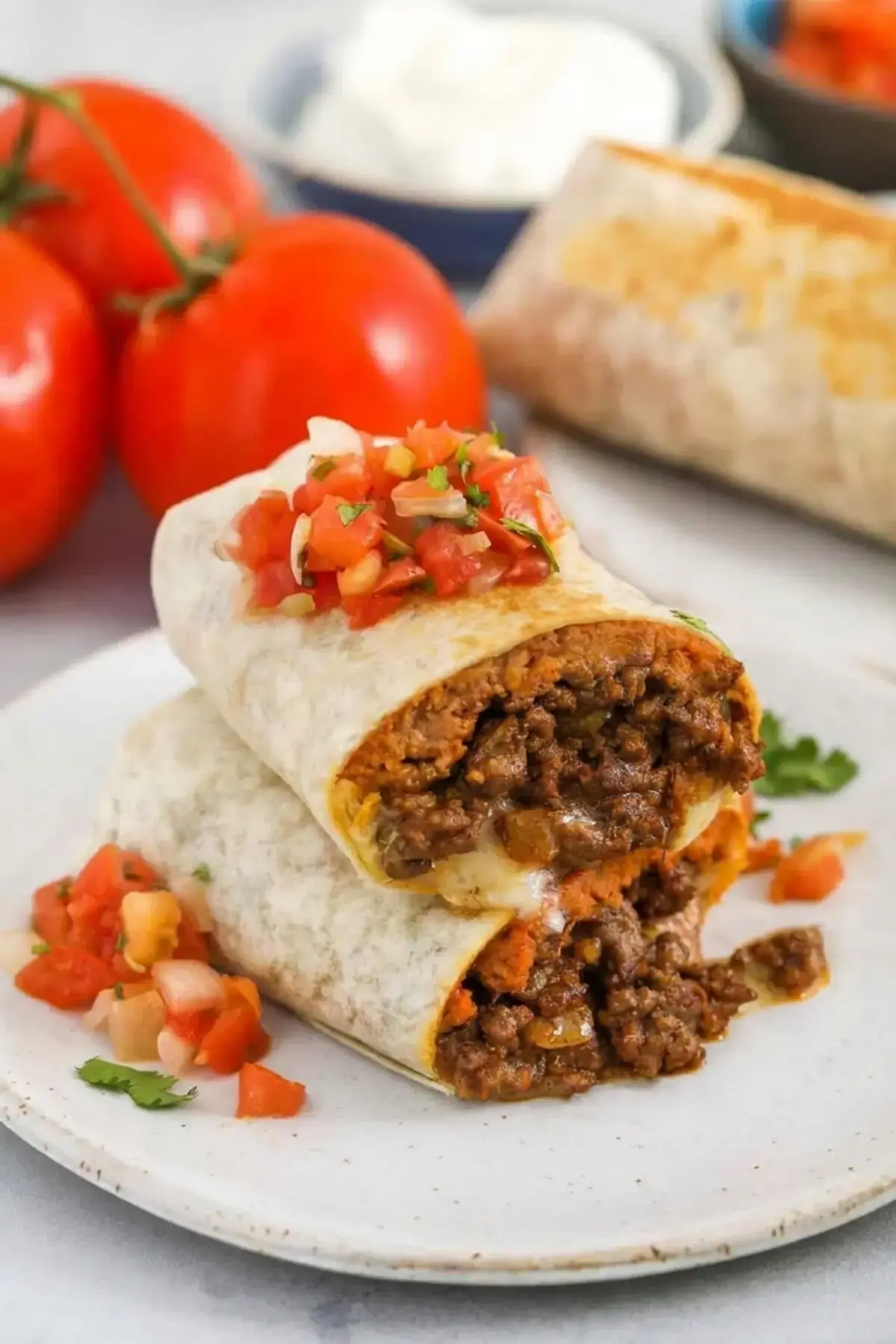 Easy Ground Beef Burritos, Beef Burritos