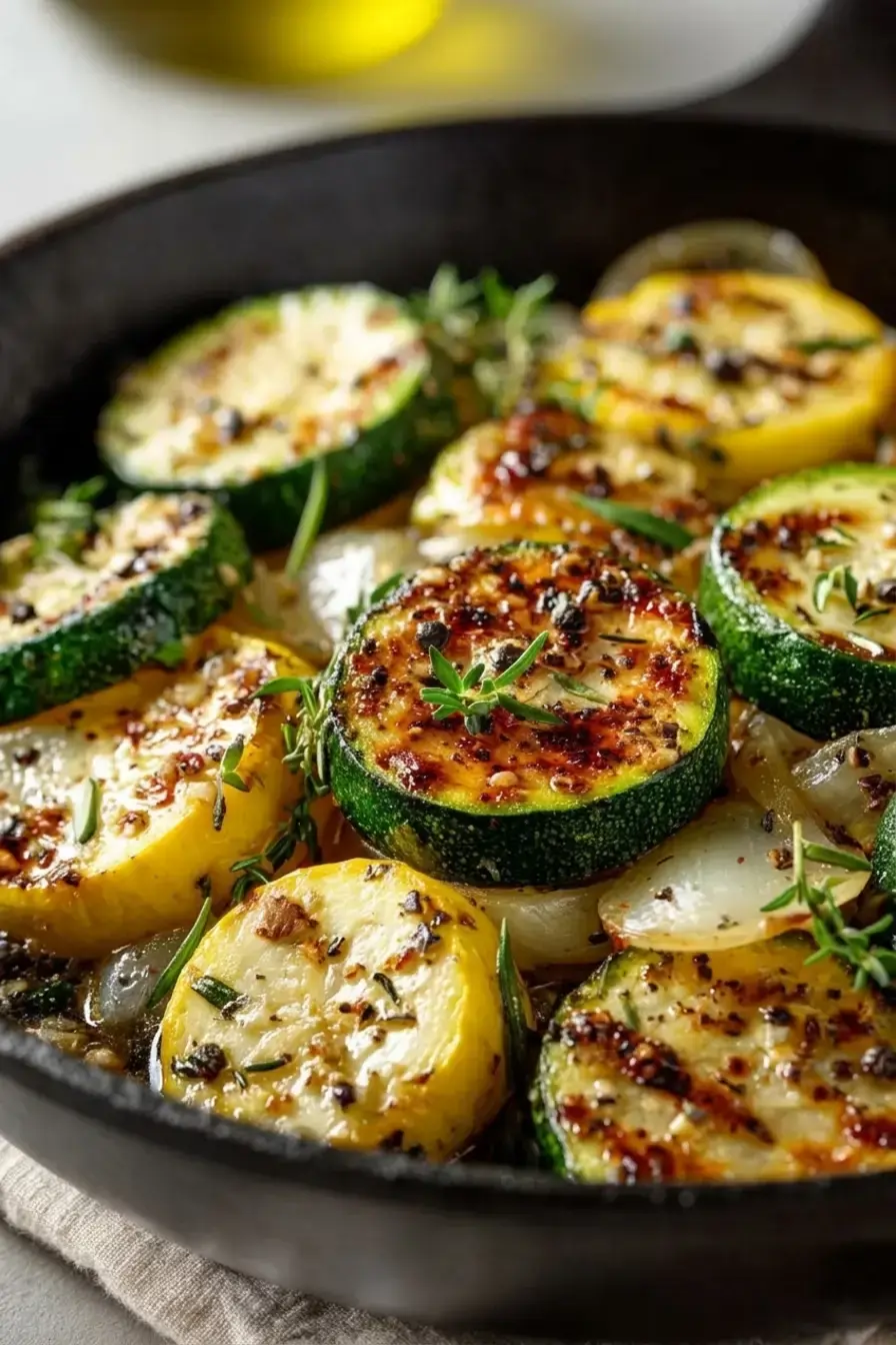 Fresh Summer Squash And Onions Skillet, Options For Substitutions