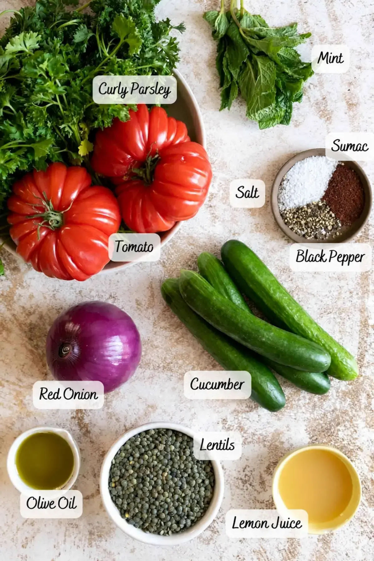 Lentil Tabbouleh Recipe, Sumac Is A Tabbouleh Essential
