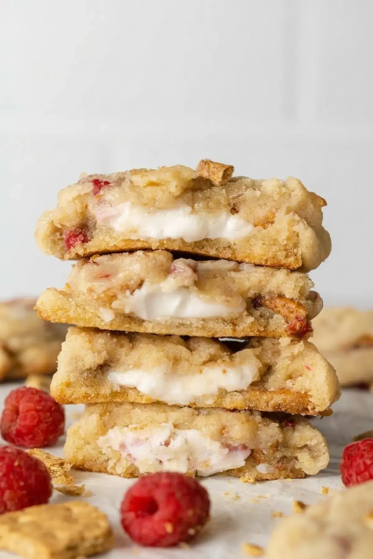 Raspberry Cheesecake Cookies Stuffed With Cream Cheese Filling 30 Raspberry Cheesecake Cookies Stuffed, How To Make These Cookies