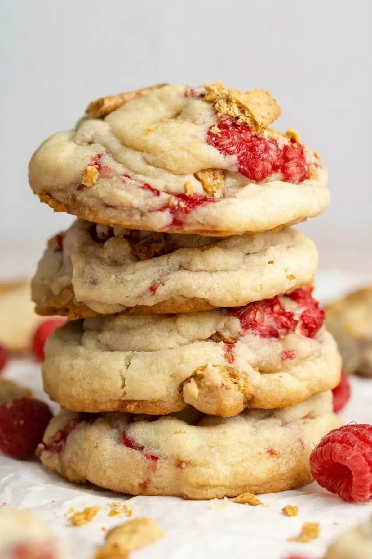Raspberry Cheesecake Cookies Stuffed With Cream Cheese Filling 22 Raspberry Cheesecake Cookies Stuffed, Raspberry Cheesecake Cookies (Stuffed!)