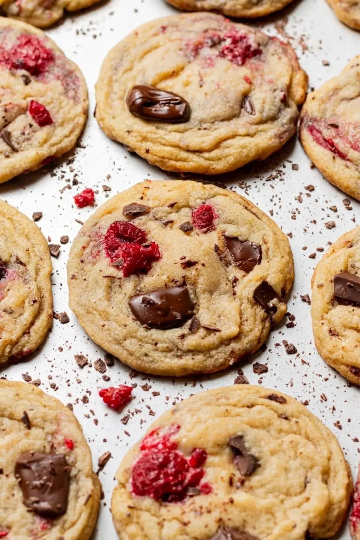 White Chocolate And Raspberry Cookies, Raspberry Cheesecake Cookies (Stuffed!)