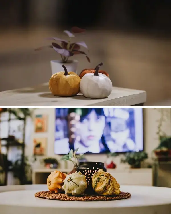 20+ Fall Coffee Table Decor Ideas You Can’t Get Around, 9. Acorn And Pinecone Bowl