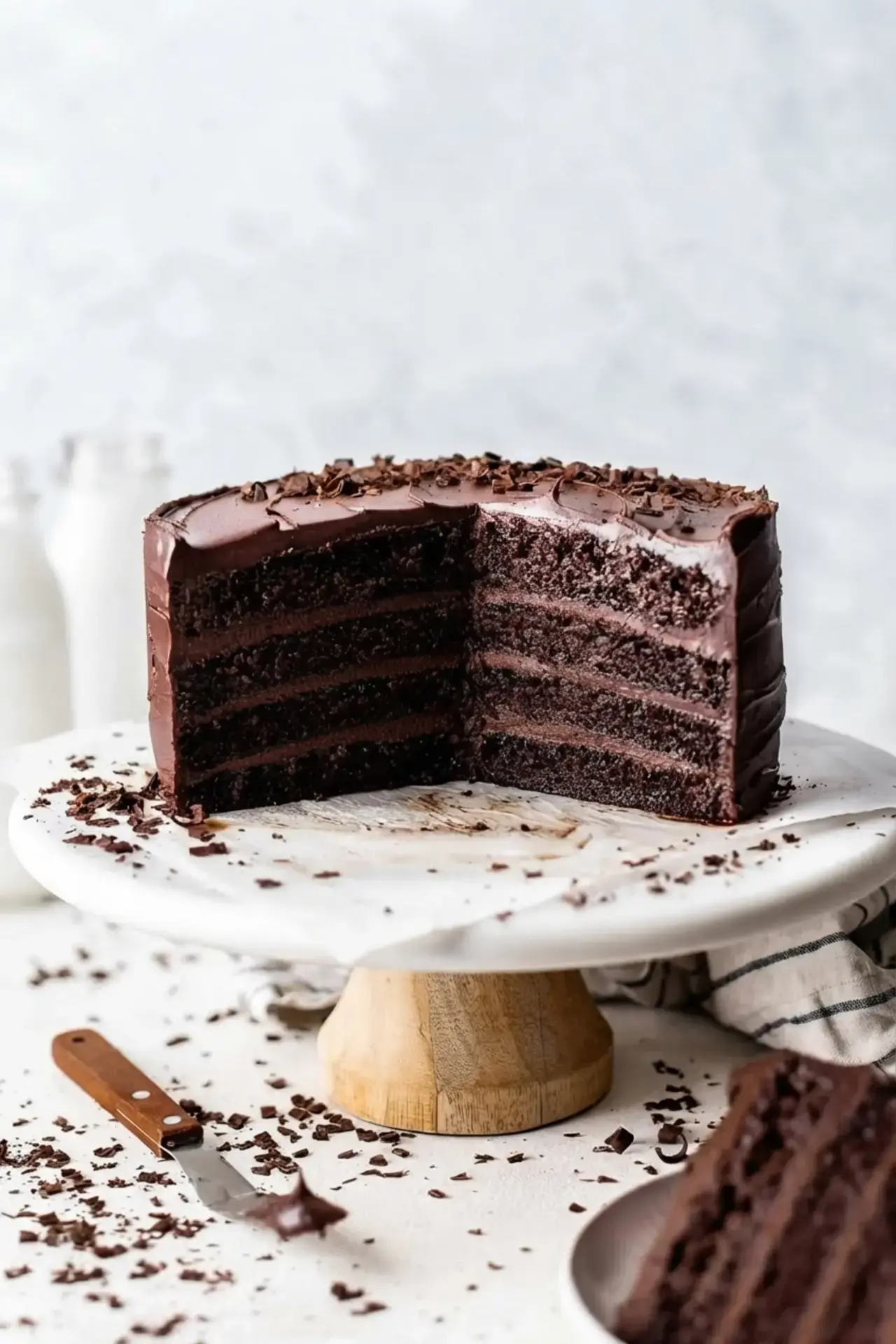 Chocolate Espresso Cake, Coffee Soak