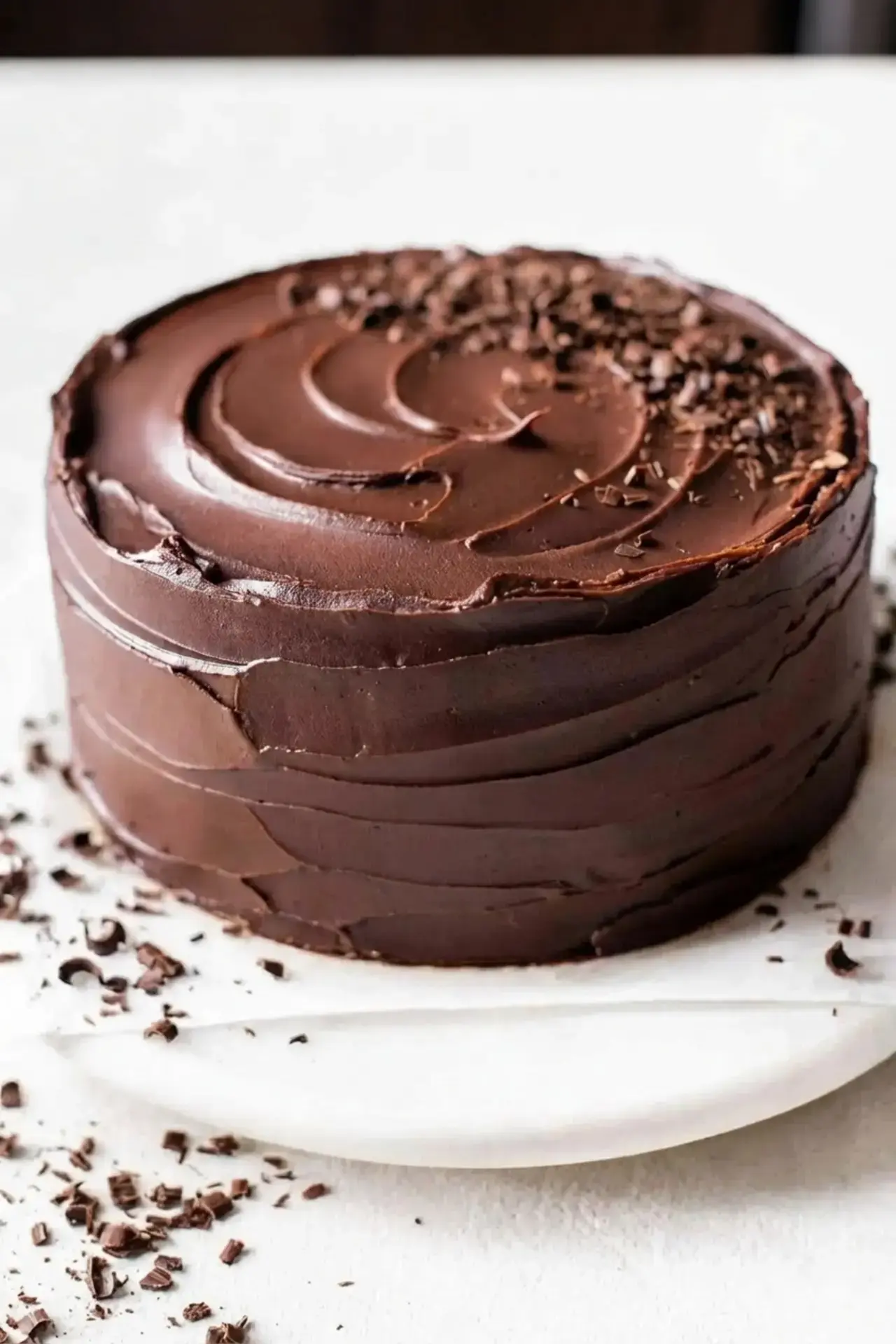 Chocolate Espresso Cake, How To Assemble Chocolate Espresso Cake