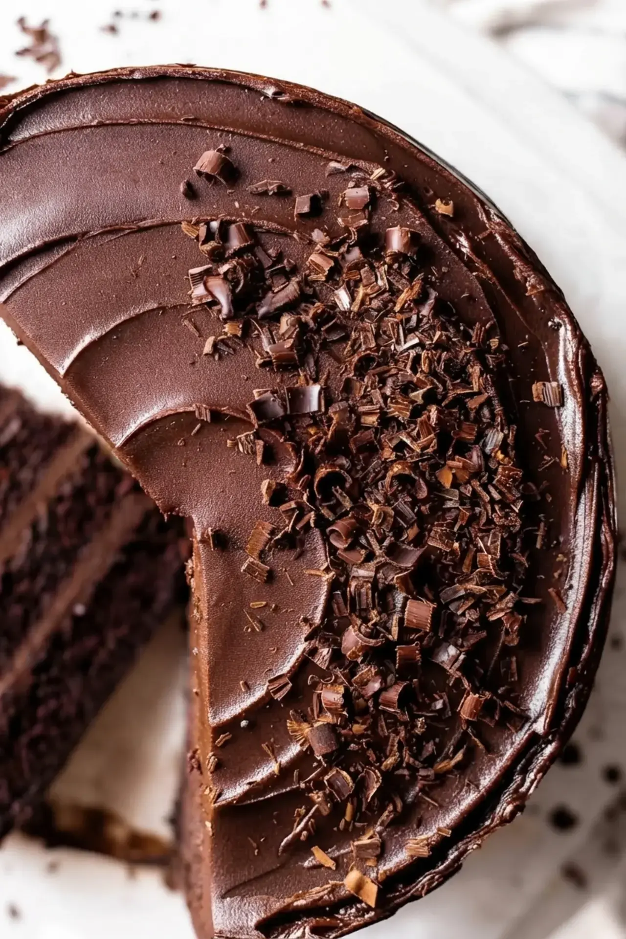 Chocolate Espresso Cake, How To Assemble Chocolate Espresso Cake