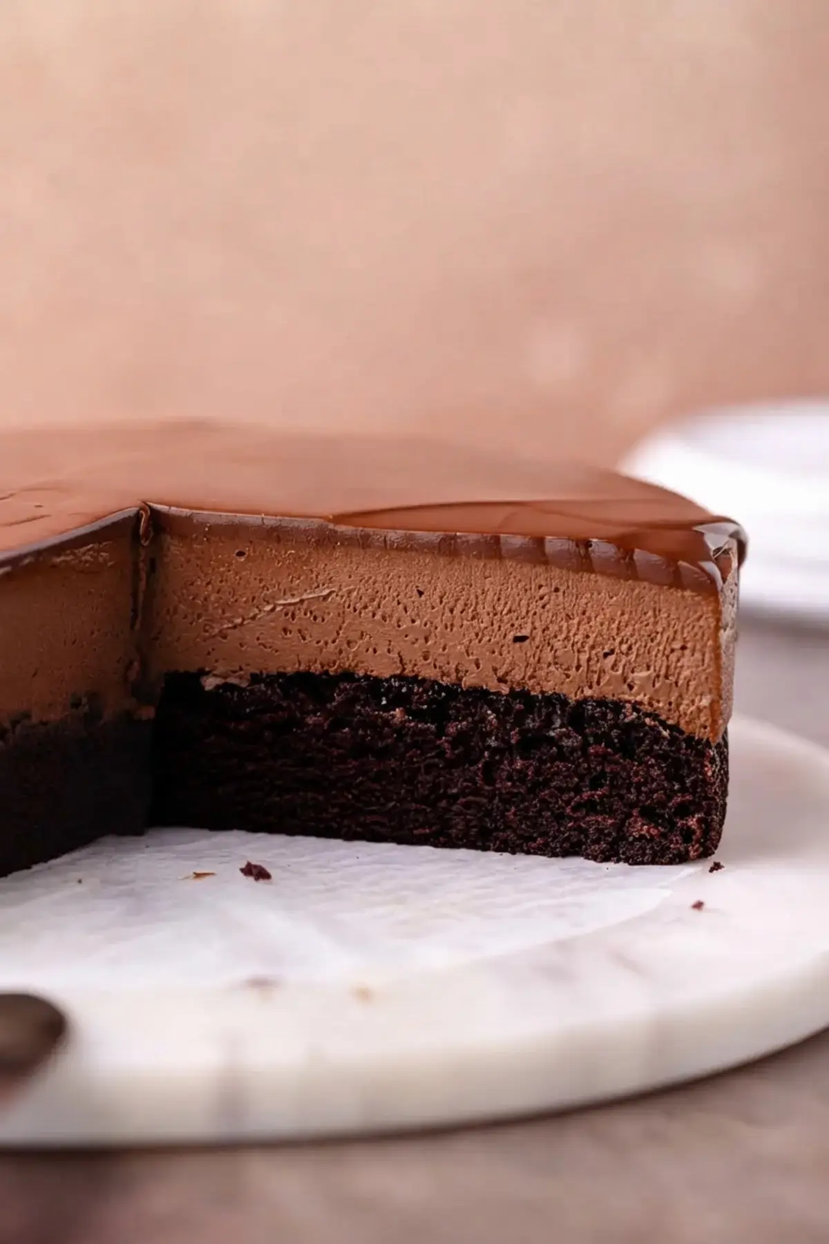 Dark Chocolate Mousse Cake: A Rich And Airy Triple Layer Dessert With Silky Ganache 70 Dark Chocolate Mousse Cake, ♡ Did You Try This Recipe