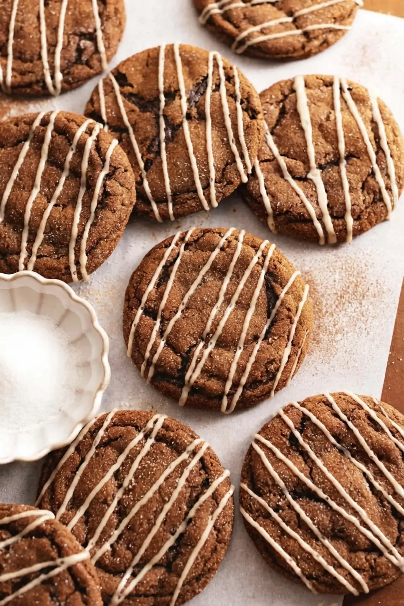 Gingerbread Latte Cookies, Freezing