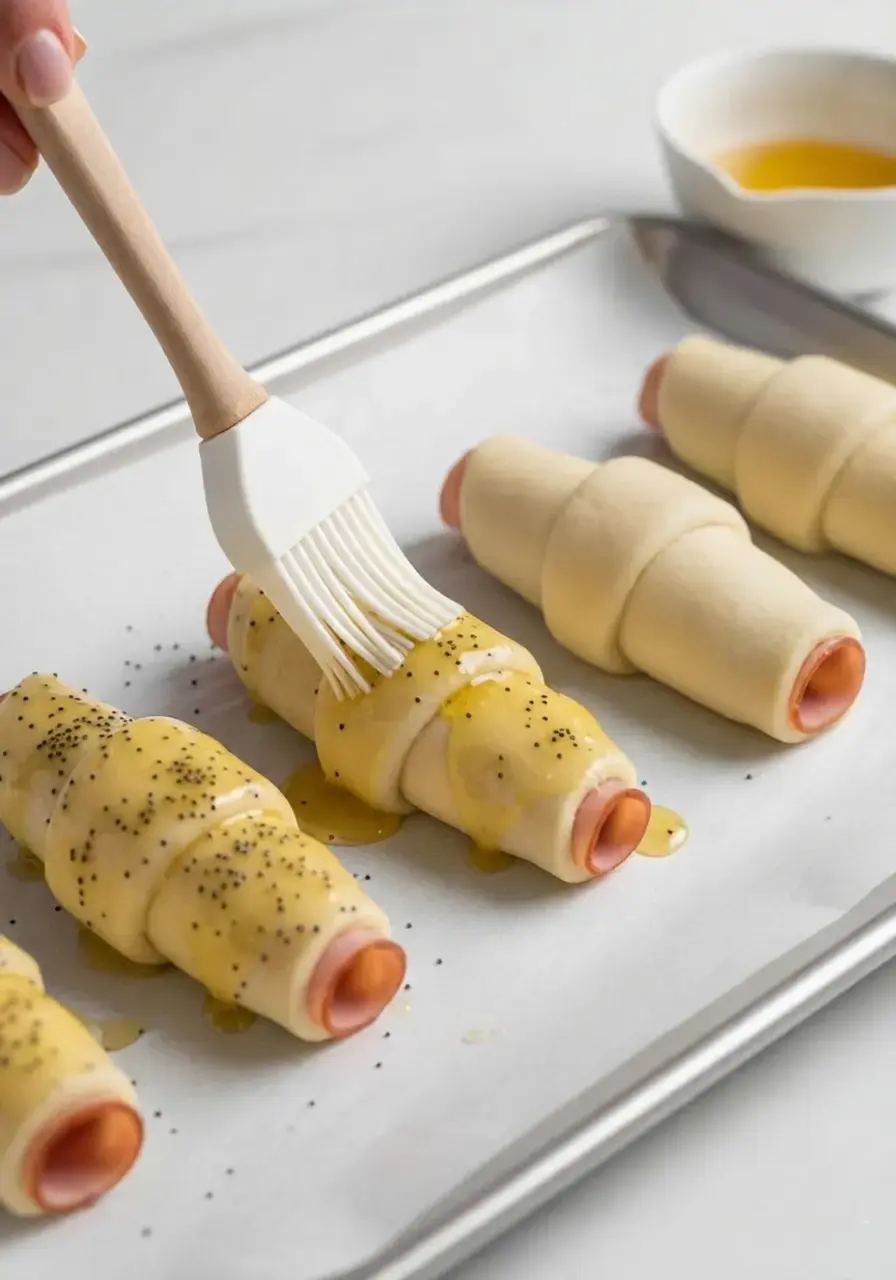 Ham And Cheese Sticks: A Quick Party Snack Everyone Will Love 25 Ham And Cheese Sticks, Step 4: Make The Magic Butter Glaze