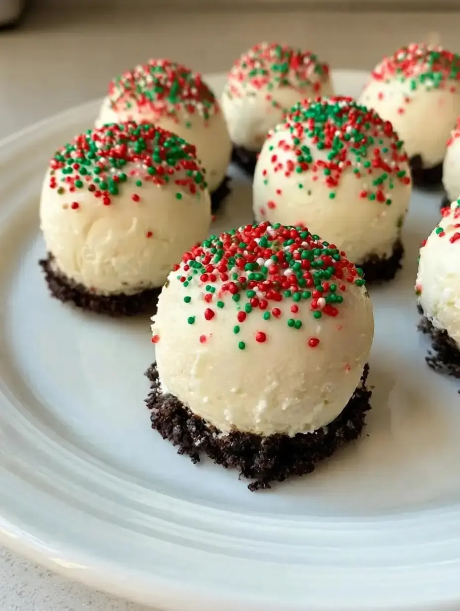 No-Bake Christmas Cheesecake Bites: A No-Oven Holiday Dessert For Parties And Gifting 7 No-Bake Christmas Cheesecake Bites, Servings