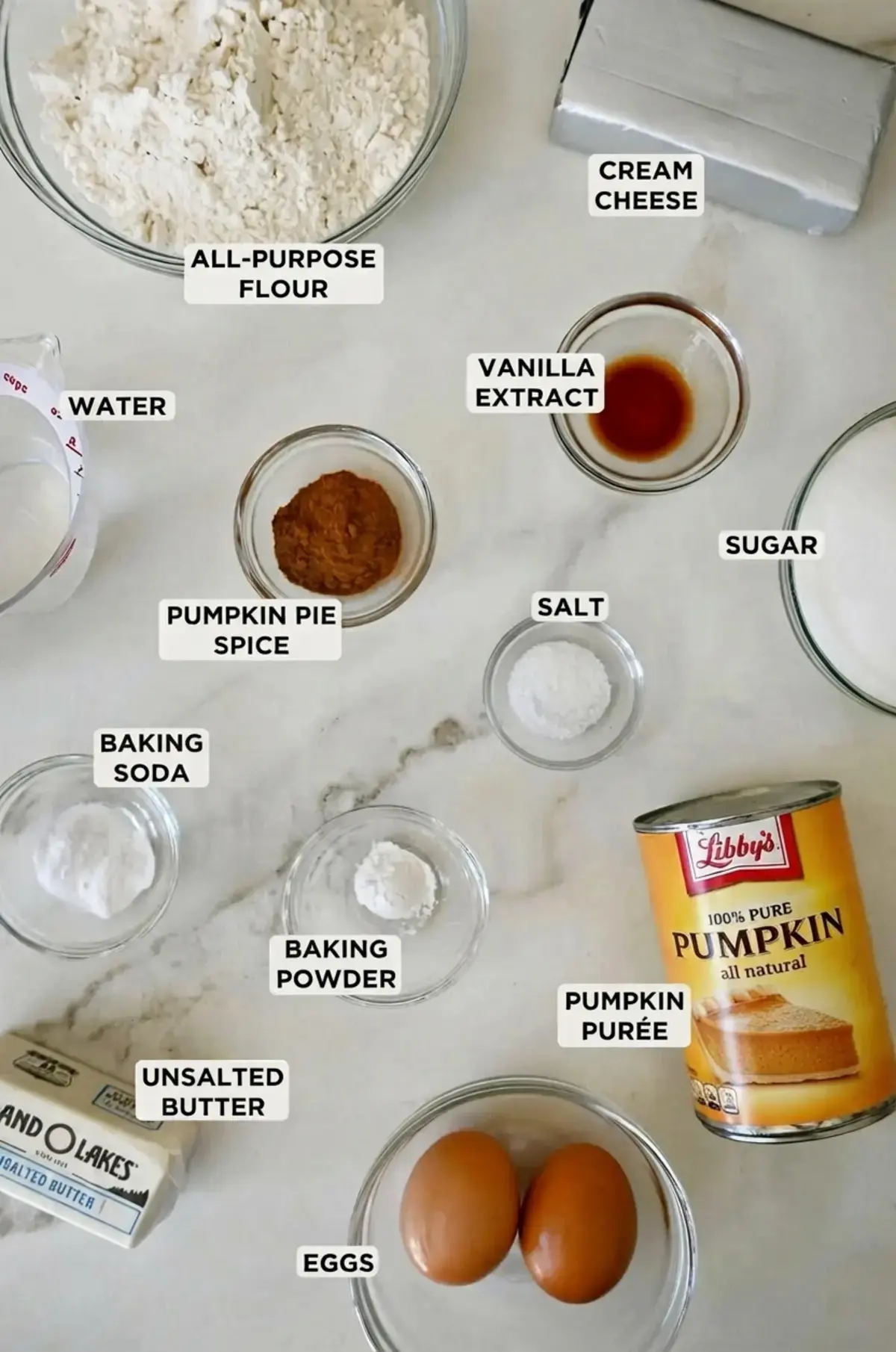 Pumpkin Cream Cheese Muffins, Ingredients You'Ll Need