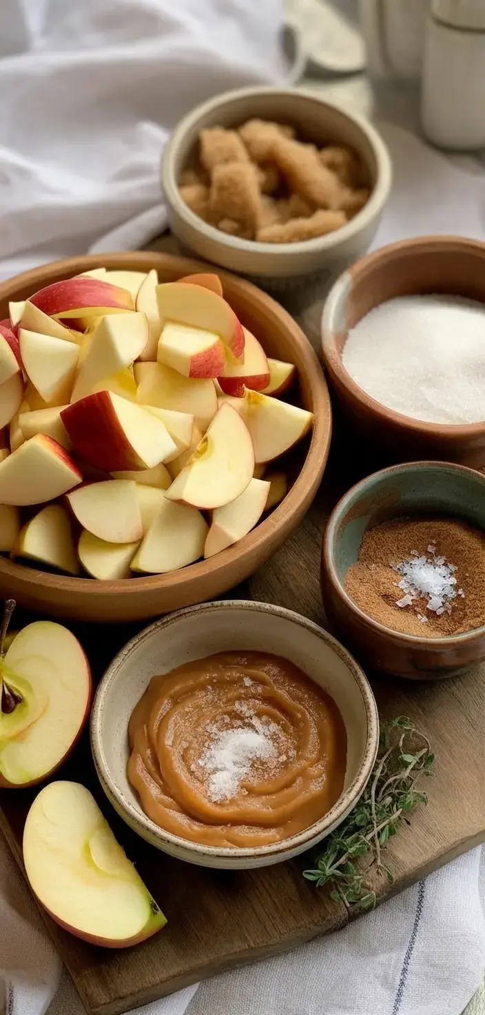 Salted Caramel Apple Butter Recipe, Ingredients
