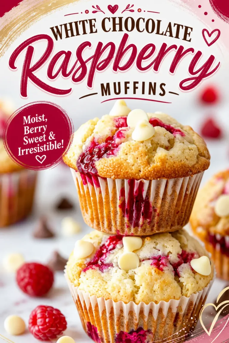 White Chocolate Raspberry Muffins